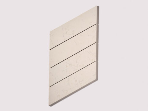 Mosaico in marmo su misura LINEA CHEVRON CLASS Biancone Spazzolato Opaco
