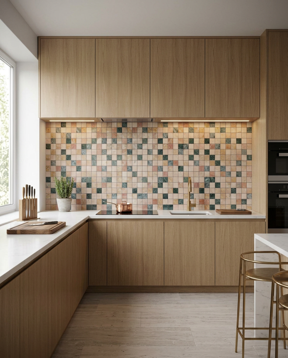 Mosaici in Marmo: Eleganza e Funzionalità per la Cucina